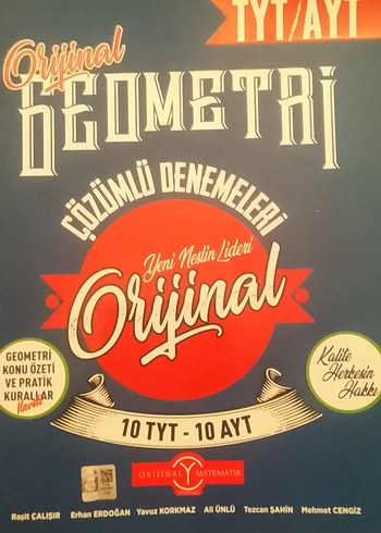 Orijinal Geometri Çözümlü Denemeleri Kitabı - Görsel 2