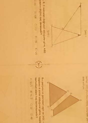 Orijinal Geometri Çözümlü Denemeleri Kitabı - Görsel 3