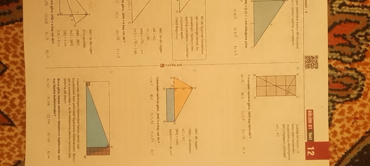 3D  tyt geometri Soru Bankası - Görsel 4
