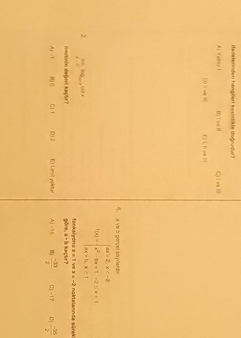 limit-türev acil yayınları ayt matematik - Görsel 3