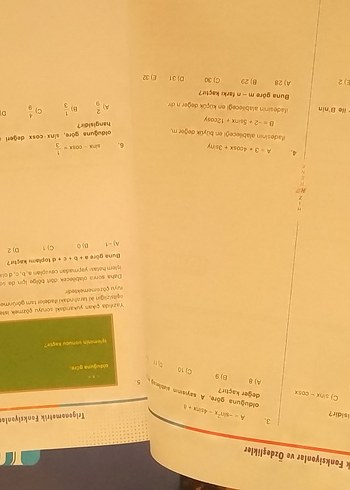 ayt Matematik Soru Bankası - Provalar ve Ders Notları - Görsel 6