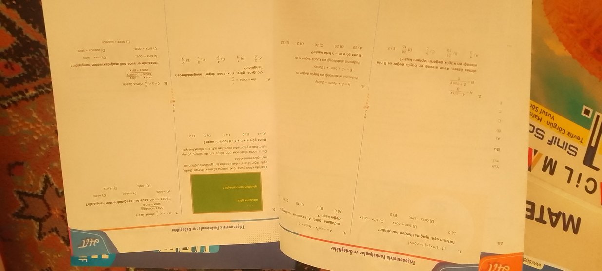ayt Matematik Soru Bankası - Provalar ve Ders Notları - Görsel 5