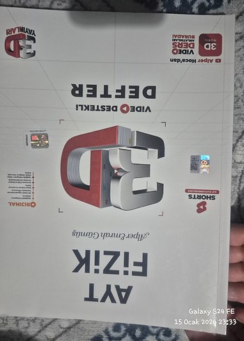 3D AYT Fizik Soru Bankası yeni basım - Görsel 2