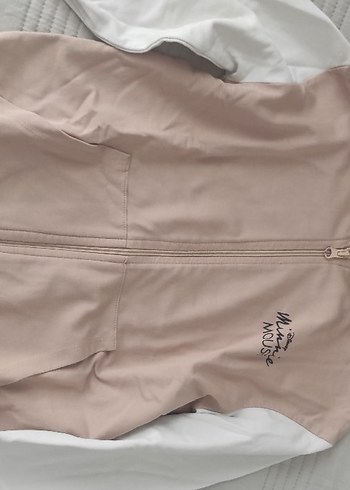 LC Waikiki Kız Çocuk Bej Kapüşonlu Fermuarlı Sweatshirt