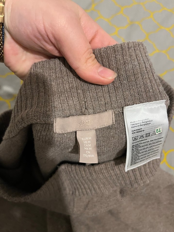 Gri Triko Rahat Kesim Kadın Pantolon - Görsel 2