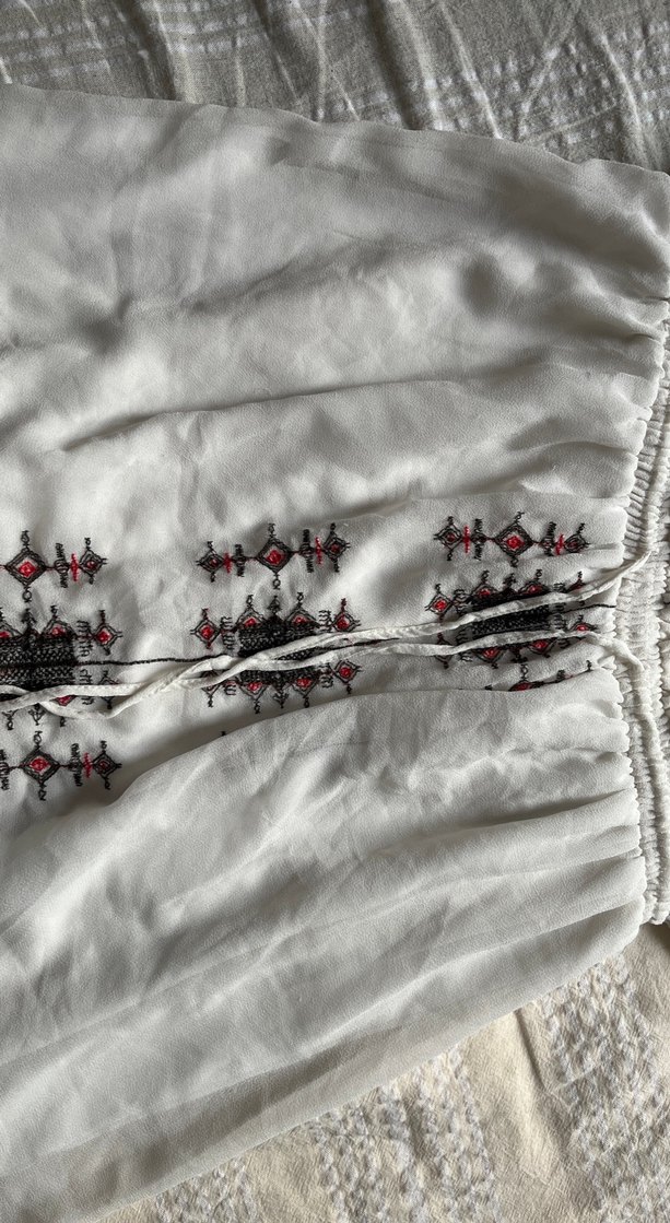 Nakışlı Bohem plaj elbisesi - Görsel 3