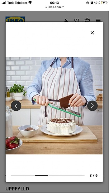  Beden UPPFYLLD parlak yeşil 30 cm rende