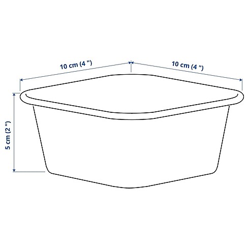Beden Renk NOJIG bej 10x10x5 cm kutu