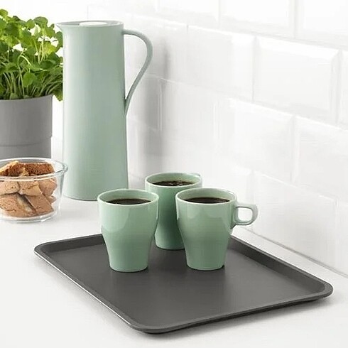 Ikea TILLGÅNG gri 37x29 cm tepsi