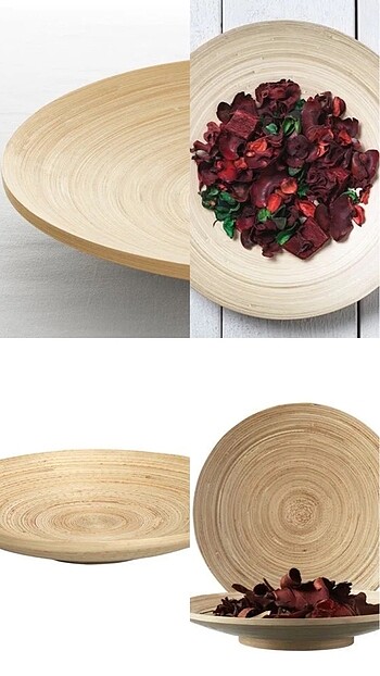 HULTET bambu 30 cm dekoratif tabak