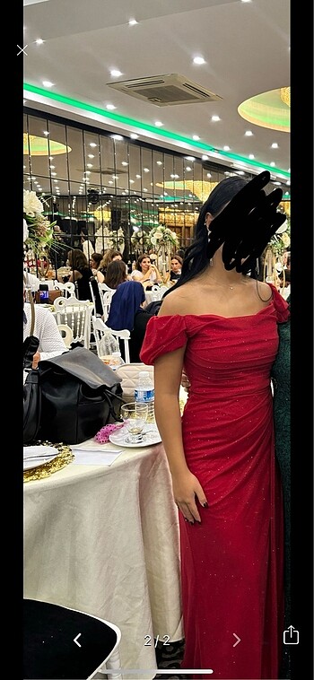 Kırmızı abiye