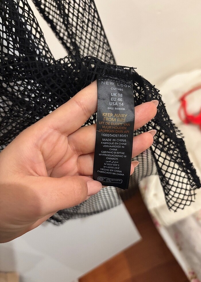 Siyah pareo - Görsel 4