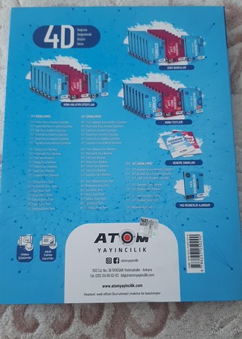 TYT-AYT Geometri Soru Bankası 4D Atom Yayıncılık
