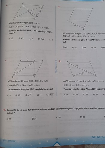 Beden TYT-AYT Geometri Soru Bankası 4D Atom Yayıncılık