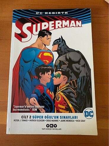 superman cilt 2 süper oğul'un sınavları