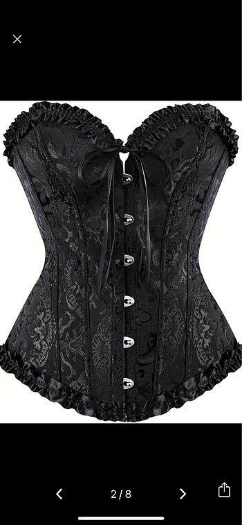 Killstar gotic victorian siyah dantel desen korse