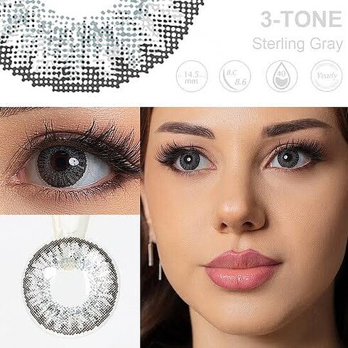 Beden Renk REZERV//sterling gray renkli eye contact