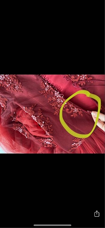 Balık model dantelli tuvalet abiye - Görsel 5