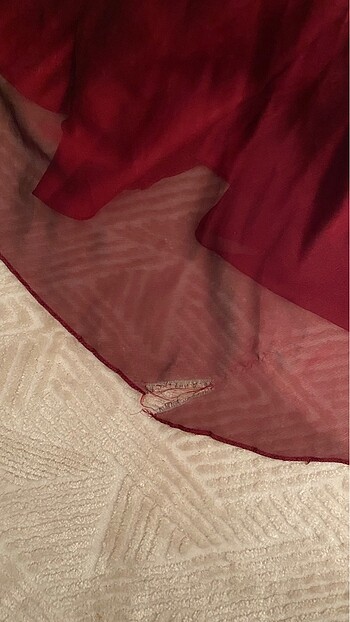 Bordo Pelerinli tesettür kınalık nişanlık - Görsel 5