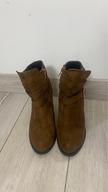Diğer Taba rengi kovboy topuklu bot