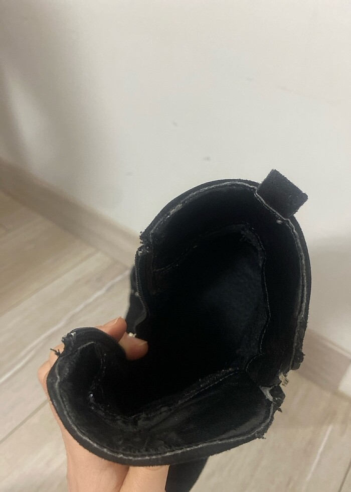 Zımbalı bot siyah - Görsel 4