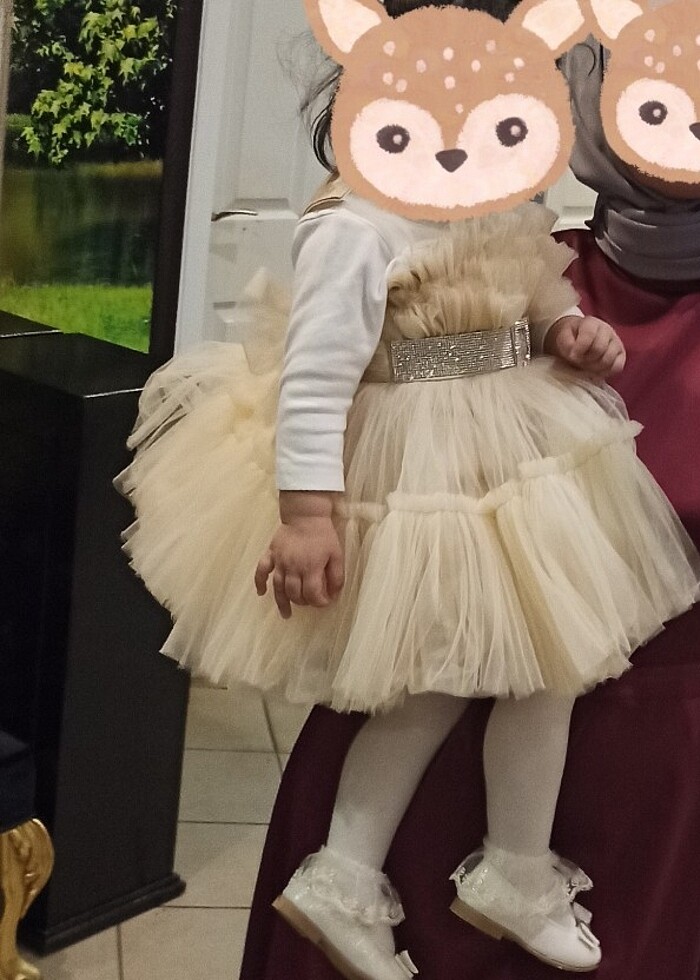 kız bebek abiye - Görsel 2