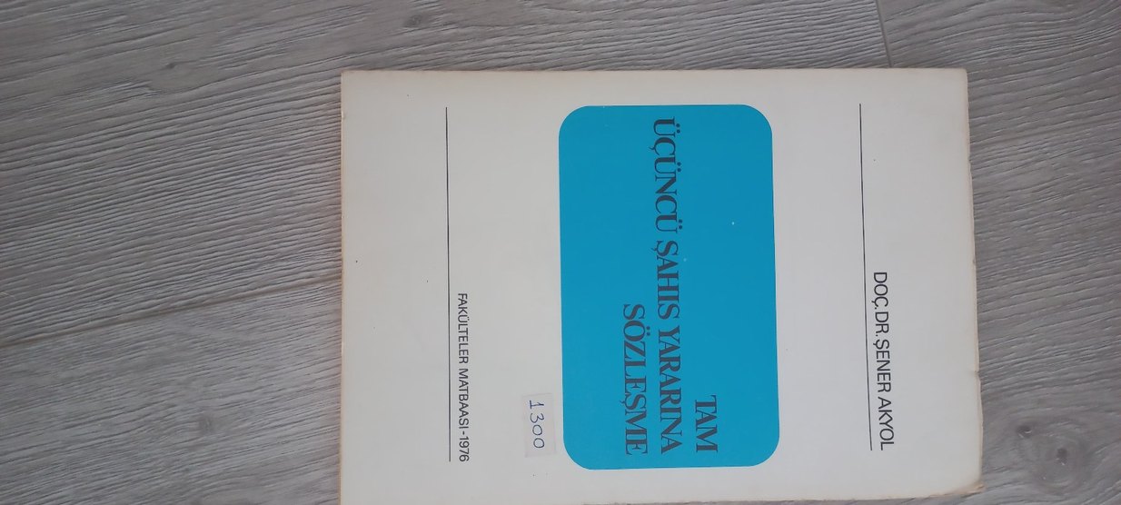 Üçüncü Şahıs Yararına Tam Sözleşme Kitabı - Görsel 2