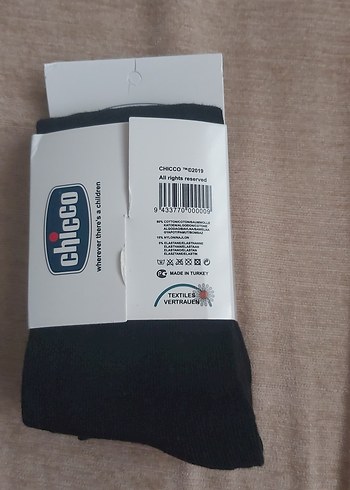 Chicco Siyah Çorap - Görsel 3