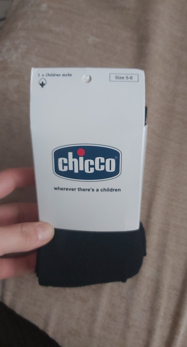 Chicco Siyah Çorap - Görsel 2