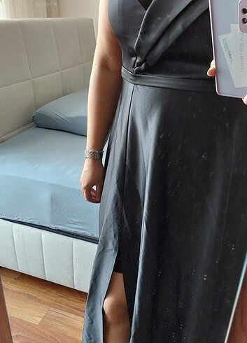 46 Beden siyah Renk Abiye Renk Moda 5XL Siyah