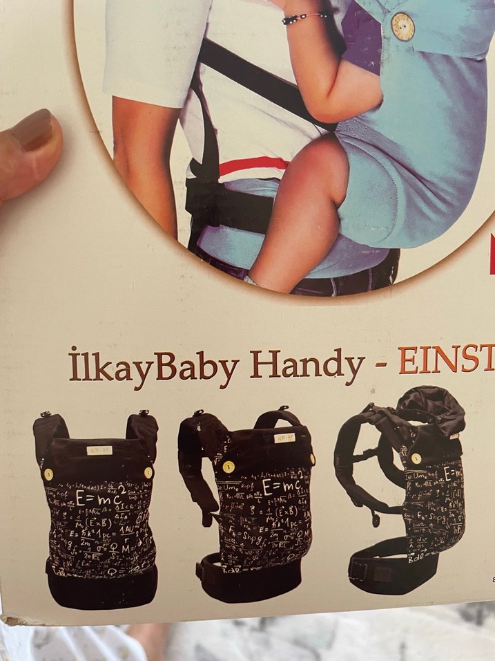 Siyah Bebek Taşıyıcı - Formüllü Desen - Görsel 3