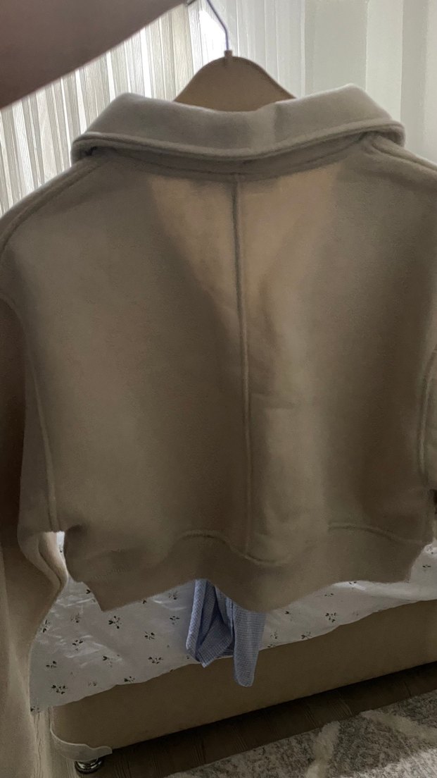 Bej Calvin Klein Polo Sweatshirt — görsel 3/4