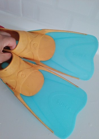 Erkek Mavi Kauçuk dalış Paleti - Görsel 5