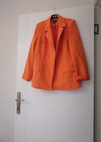 Turuncu Kadın Blazer Ceket