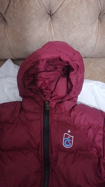 6 Yaş Beden bordo Renk Erkek çocuk mont
