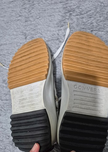 37 Beden Beyaz Converse Kadın Dolgu Topuk Sneakers