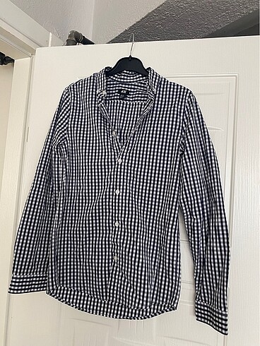 H&M Erkek Ekose Desenli Uzun Kollu Gömlek