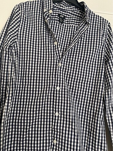 H&M H&M Erkek Ekose Desenli Uzun Kollu Gömlek