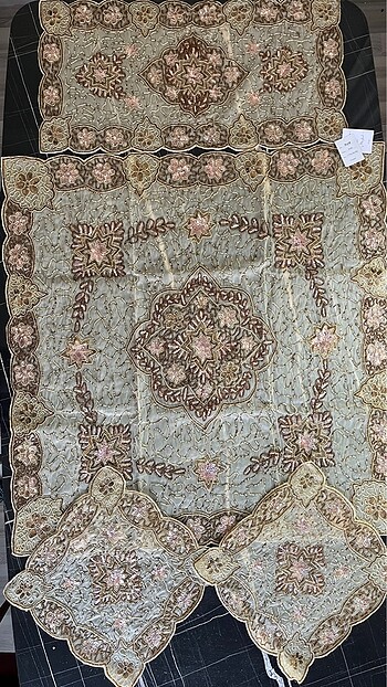 Beden Boncuklu Hint İŞi Salon Takımı 17 Parça