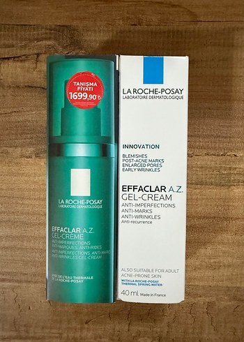La Roche-Posay Effaclar A.Z. Jel Krem - Görsel 2