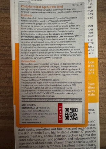 Bioderma Photoderm Spot-Age SPF 50+ Gel Krem - Görsel 2