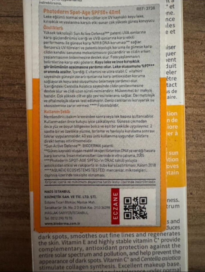 Bioderma Photoderm Spot-Age SPF 50+ Gel Krem - Görsel 2