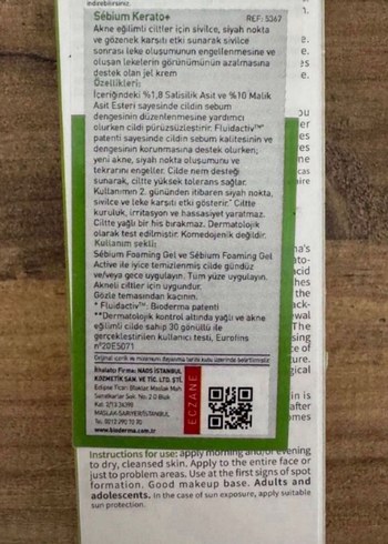 Bioderma Sebium Kerato+ Jel-Krem 30 ml - Görsel 2