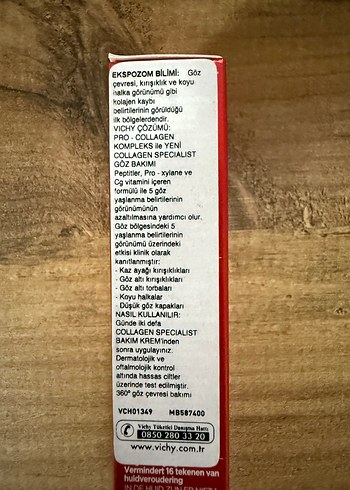 Vichy Liftactiv Collagen Specialist Göz Serumu 15ml - Görsel 2