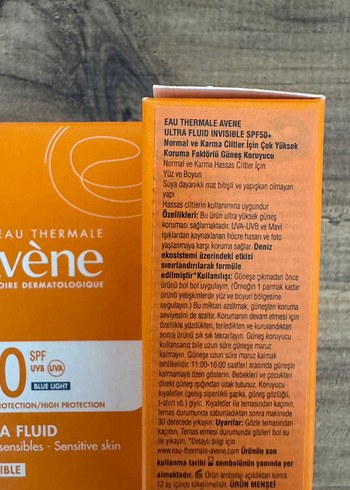 Avène Ultra Fluid SPF 50 Güneş Koruyucu 50 ml - Görsel 2