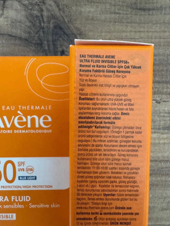 Avène Ultra Fluid SPF 50 Güneş Koruyucu 50 ml - Görsel 2