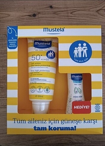 Mustela Yüksek Faktörlü Güneş Koruyucu ve Bioderma