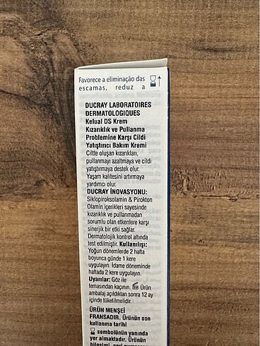 Avene Ducray Kelual DS Kızarıklık Kremi