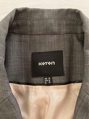 m Beden Koton blazer ceket 38 beden
