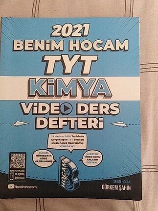 Tyt Benim Hocam Kimya Ders Notu